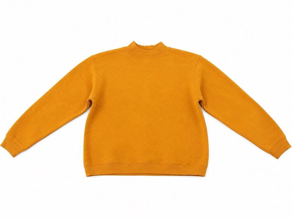 Vintage Catalina Women’s Large Burnt Orange Mock Neck Sweatshirt Pullover